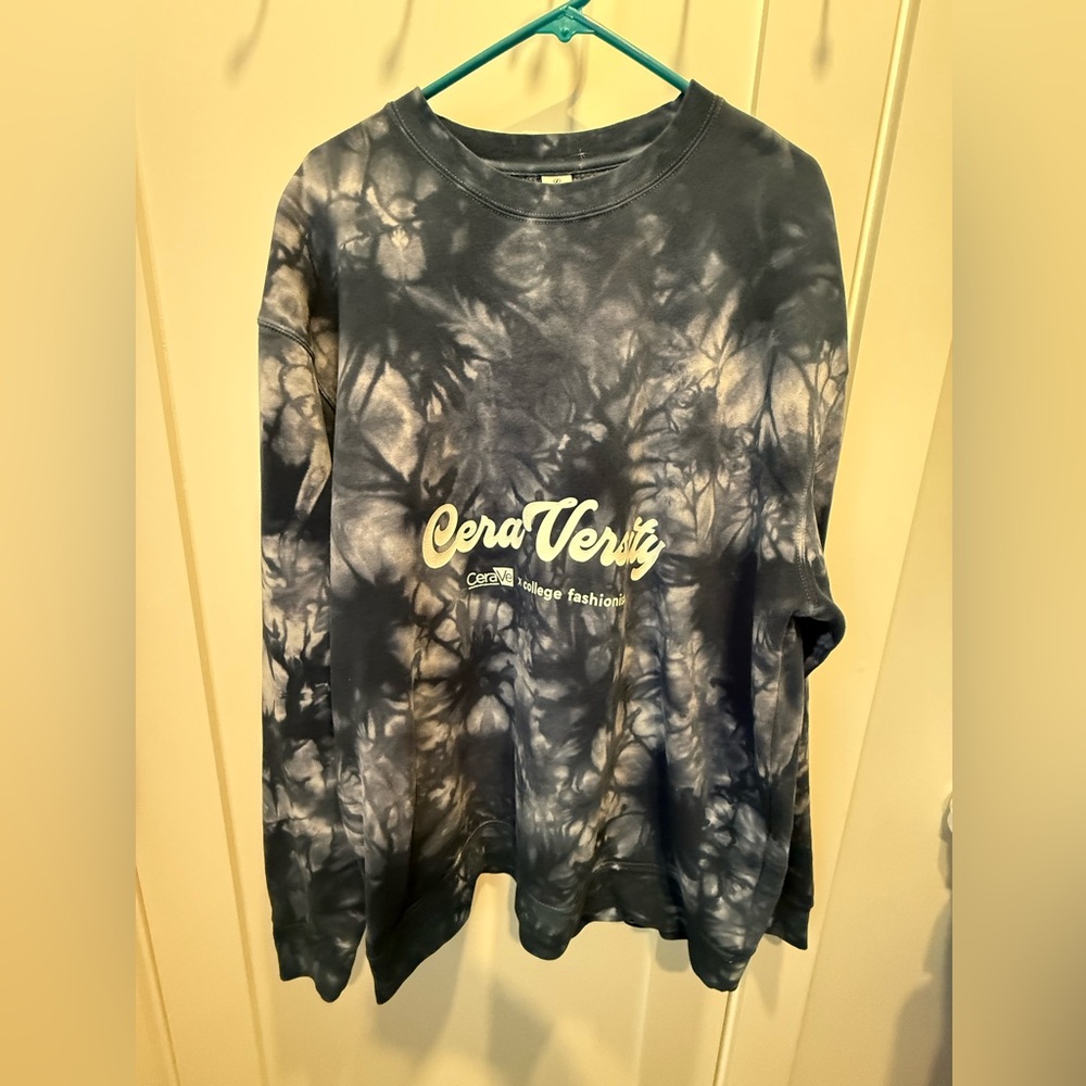 Cera Ve Versity college tie dye super soft sweatshirt